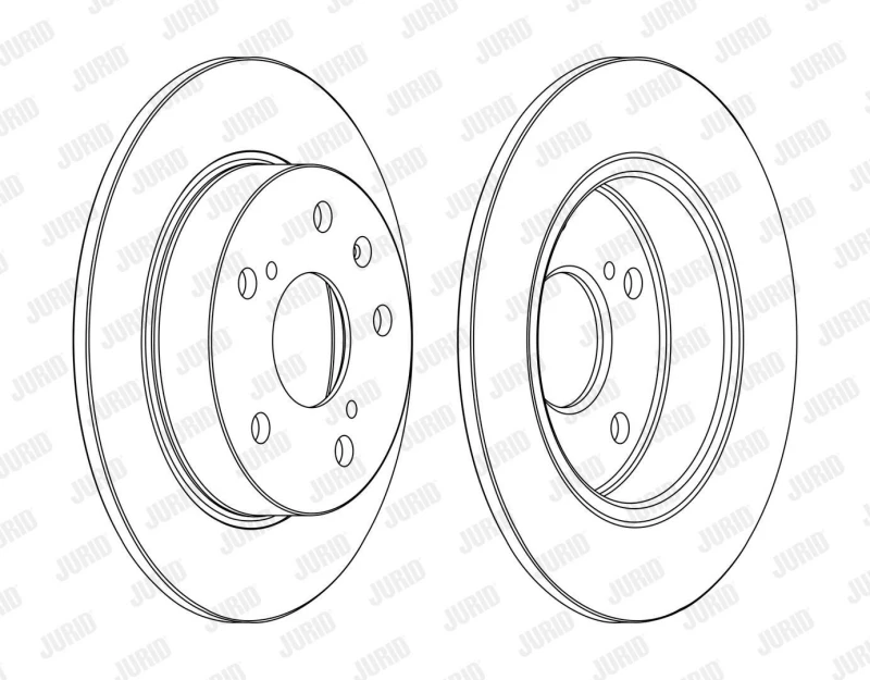 Image of Brake disc JURID 563141JC