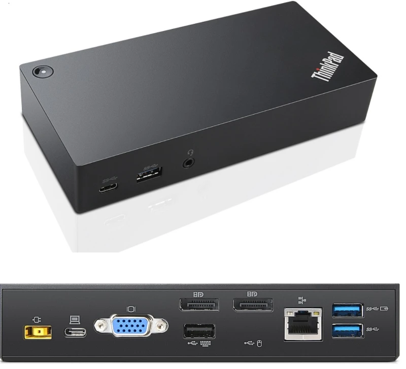 Image of Lenovo 03X7194 laptop dock/port replicator Wired USB 3.2 Gen 1 (3.1 Ge