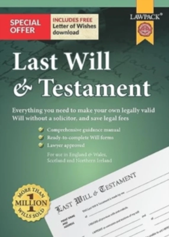 Image of Last Will & Testament Kit Paperback / softback
