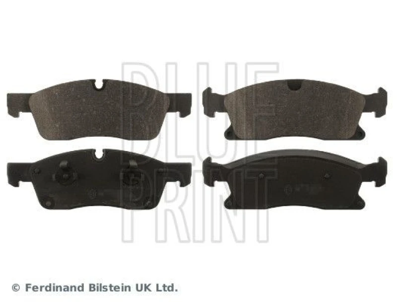 Image of Blue PRINT Brake pad set Blue PRINT ADU174215