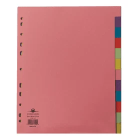 Image of Concord Subject Divider 12-Part A4 Extra-Wide for Punched Pocket 71799/J17