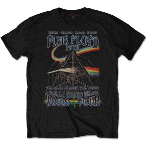 Image of Pink Floyd - Assorted Lunatics Unisex Medium T-Shirt - Black