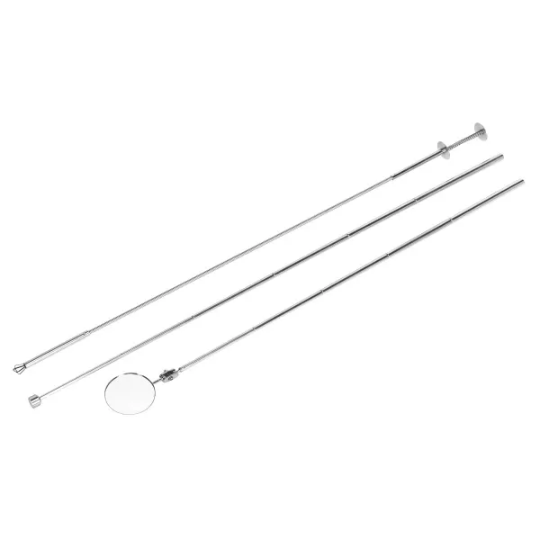 Image of Genuine SEALEY S0949 Magnetic Pick-Up, Flexible Claw & Inspection Tool Set 3pc