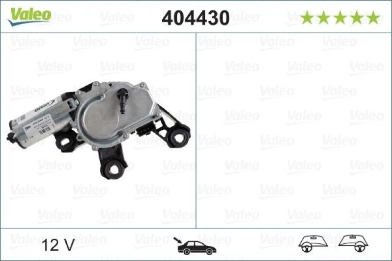 Image of Wiper motor VALEO 404430