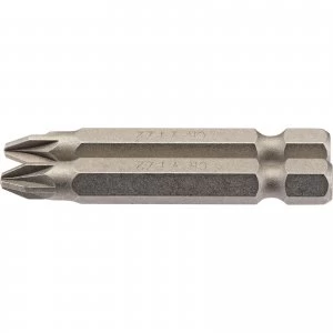 image of Draper Pozi Screwdriver Bit PZ2 50mm Pack of 2