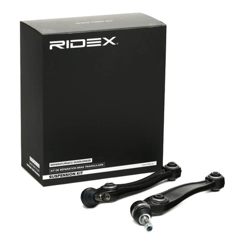 Image of RIDEX 772S0577 Control arm repair kit Front Axle, Control Arm Suspension Kit (772)