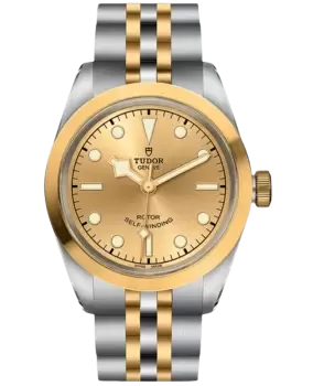 image of Tudor Black Bay 32 Champagne Dial Steel and Gold Womens Watch M79583-0002 M79583-0002