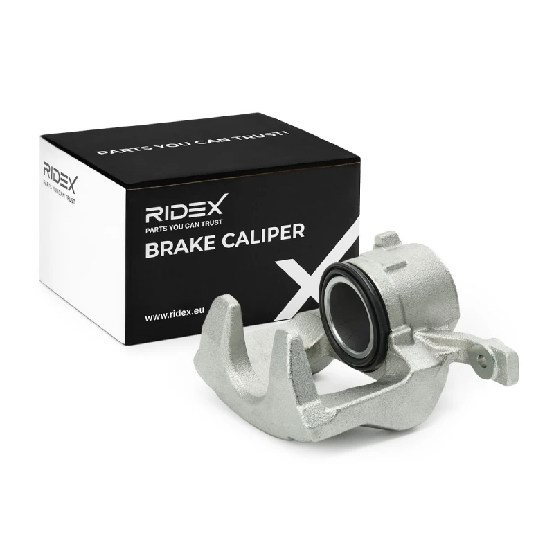 Image of RIDEX 78B2692 Brake caliper Front Axle Left Cast Iron Brake Caliper (78)