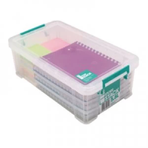 StoreStack 5.8 Litre Clear W350xD190xH120mm Storage Box RB90122