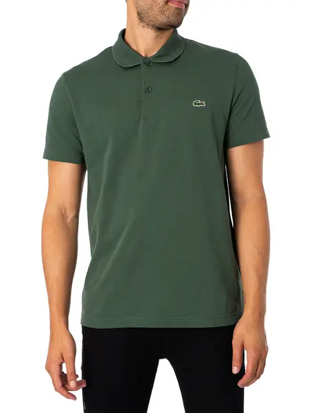 Lacoste Regular Fit Polo Shirt Dark Green S