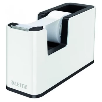 image of Leitz WOW Tape Dispenser Dual Colour White Black 53641095