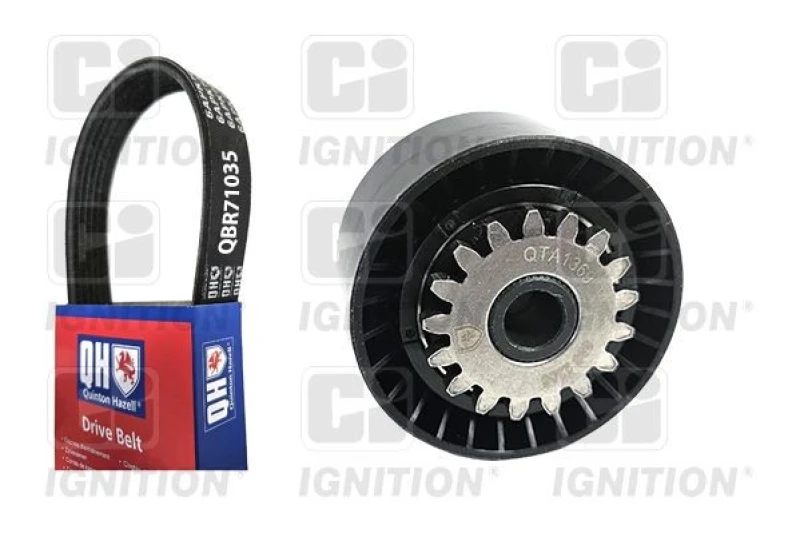 Image of QUINTON HAZELL V-Ribbed Belt Set QUINTON HAZELL QDK163