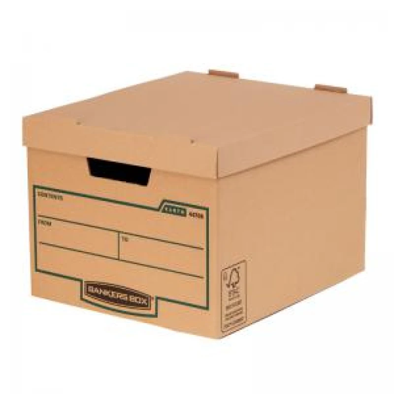 Image of Earth Standard Storage Box FSC Pack of 10 325x260x375mm 4470601 CTST4470601