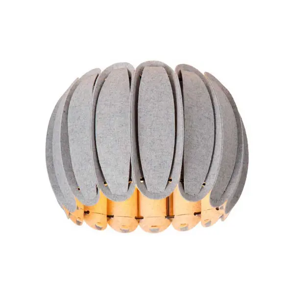 Image of Lucide Lucide Spencer Flush Ceiling Light - Grey