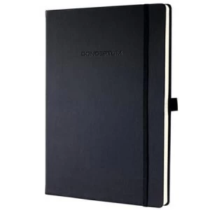 image of Sigel Conceptum Hard Cover Ruled Notebook A4 Plus 80gsm 194 Pages Ref CO116 Black