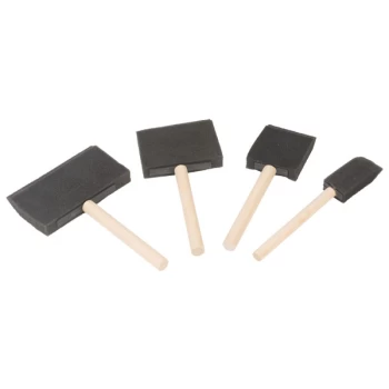 Image of Major Brushes Foam Brush Set - Pack of 4