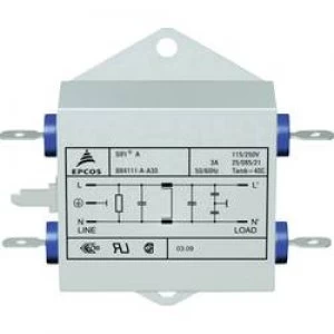 Image of EMI filter flame retardant 250 V AC 3 A 1.5 mH L