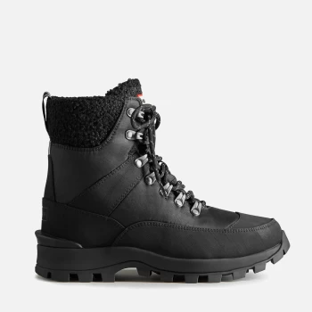 Image of Hunter Womens Recycled Commando Boots - Black - UK 4
