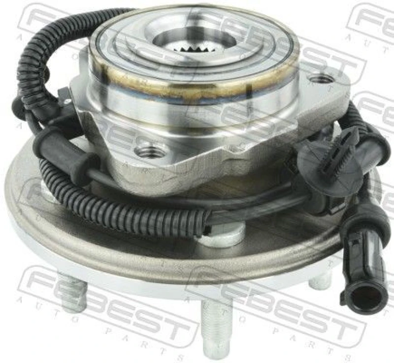 Image of FEBEST 2182-EXPU5F Wheel Hub Front Axle, with ABS sensor ring Wheel Hub (653)