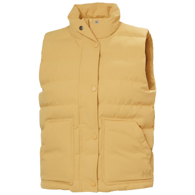 Image of Womens Helly Hansen Escape Puffer Vest Beige Female L
