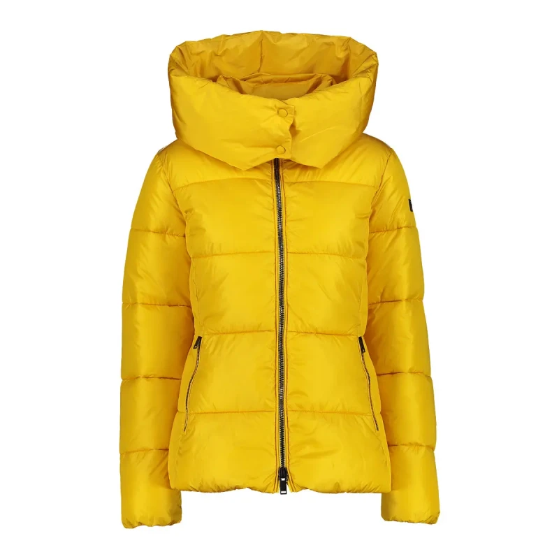 Image of CMP Womens full zip hooded puffer jacket CMP Jaune Female 2XS