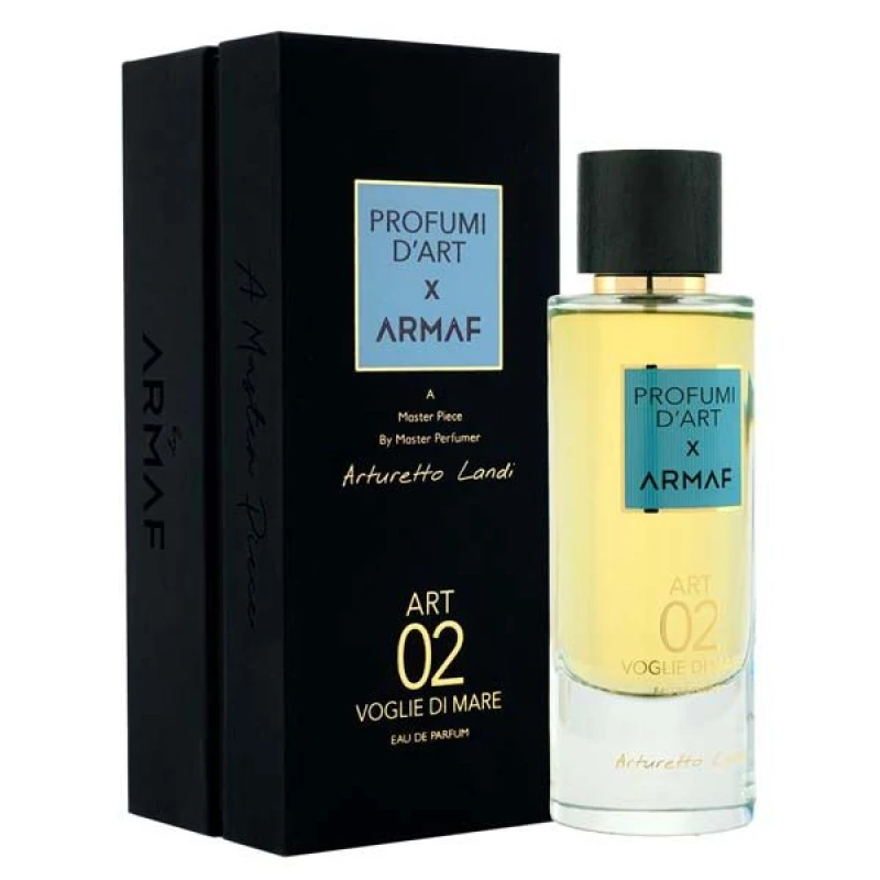 Image of Armaf Mens Profumi D'Art 02 Voglie Di Mare Eau de Parfum 105ml in Black Size: 100ml Black Male 100ml