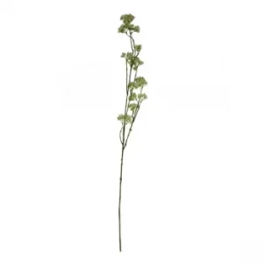 image of Single Spray, Mini Snowball with White Flowers, 92cm