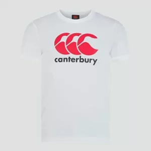 Image of Canterbury Teen Logo T-Shirt White 14 Years