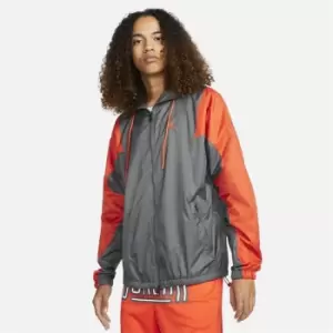 Image of Air Jordan Woven Jacket Mens - Grey
