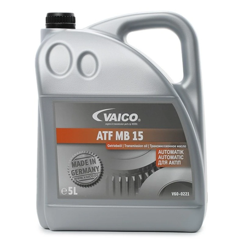 Image of VAICO V60-0221 Automatic Transmission Fluid ATF MB15, Capacity: 5l, Q+, original equipment manufacturer quality Oil,automatic transmission (3069)