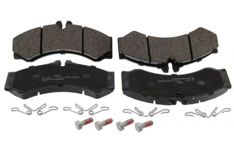 Image of MAPCO 6749 Brake pad set excl. wear warning contact, with anti-squeak plate Brake Pad Set,disc brake (402)