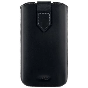 image of Vicious and Divine Superior Leather Soft Pouch For Samsung Galaxy SIIi/S4 and Others Extra Large Devices