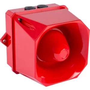 image of EATON 7092324FUL-0360 X10 Midi Red Housing 115/230 VAC Sounder