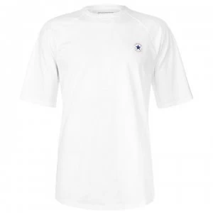 image of Converse Short Sleeve Raglan T Shirt - White