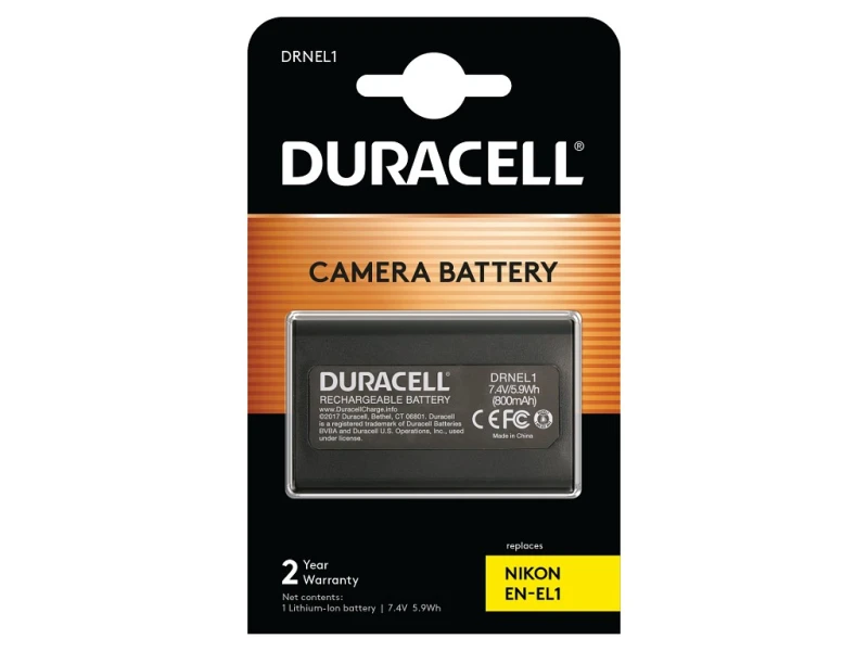 Image of Duracell Camera Battery - replaces Nikon EN-EL1 Battery