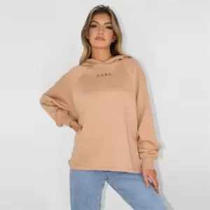 Missguided Msgd Loopback Draw String Hoody - Neutral