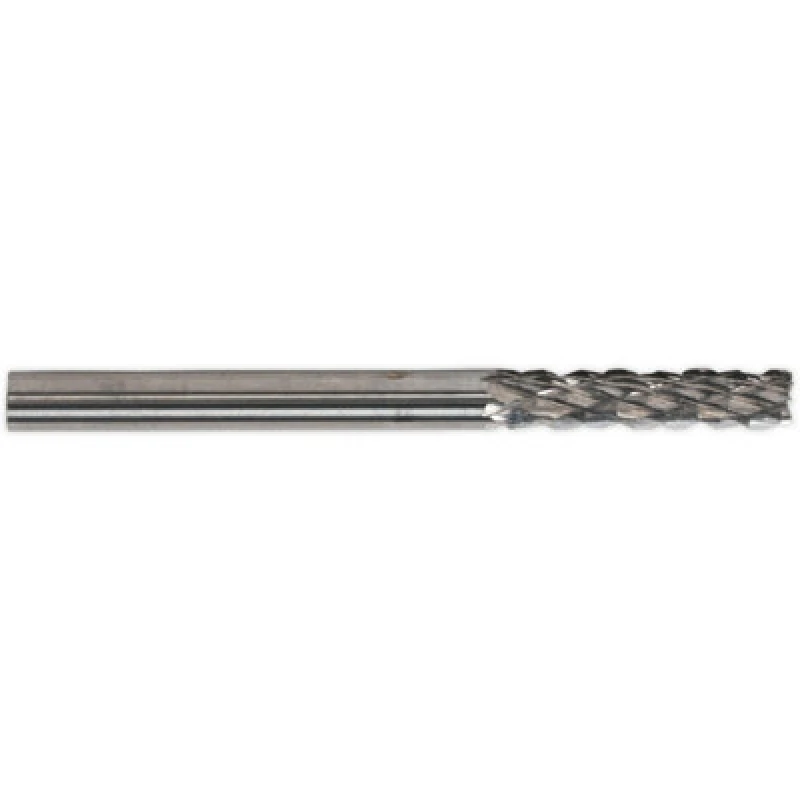 Image of Loops 3 PACK - 3mm Micro Carbide Burr Cylinder END CUTTER Bits - Rotary Flash Removing Multi