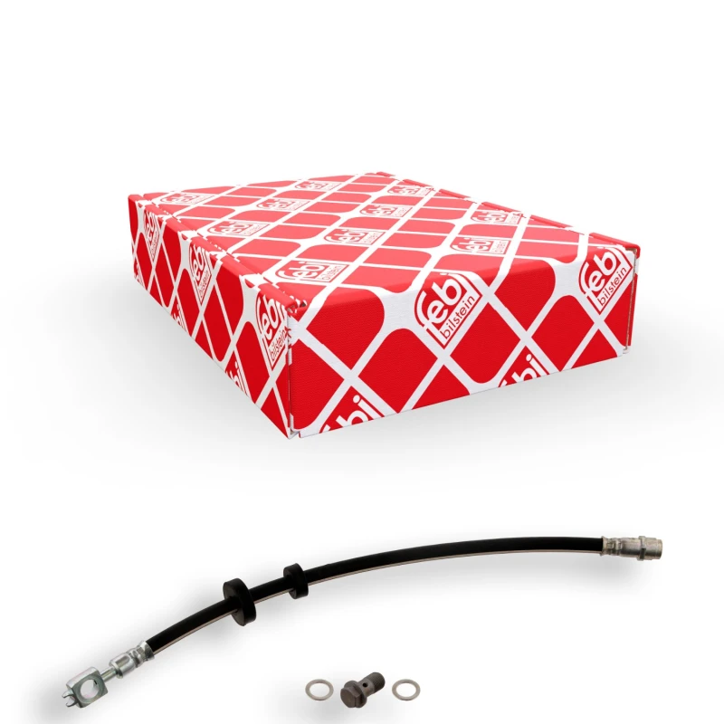 Image of FEBI BILSTEIN 31728 Brake Hose Front Axle Right Brake Hose (83)