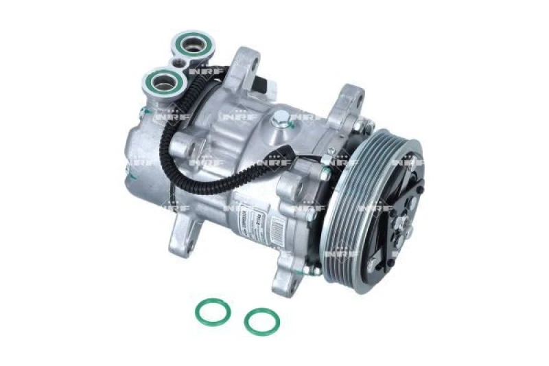 Image of NRF 32275 AC Compressor PAG 46, with seal ring, with gaskets/seals Compressor,air conditioning (447)