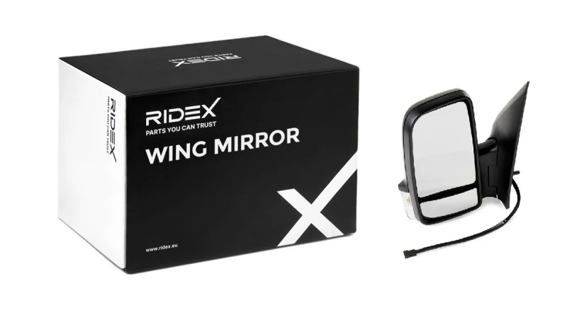 Image of RIDEX 50O0006 Wing mirror Left, Electric, for electric mirror adjustment Outside Mirror (50)
