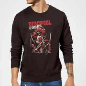 Marvel Deadpool Family Corps Sweatshirt - Black - S