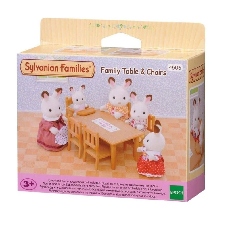 Image of Sylvanian Families Family Table and Chairs Multi unisex