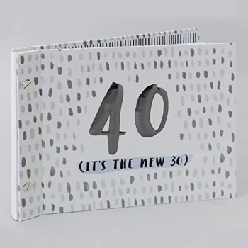 Image of Luxe Male Birthday Photo Album & Guest Book - 40