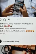 Image of not getting paid to do what you love gender and aspirational labor in the s