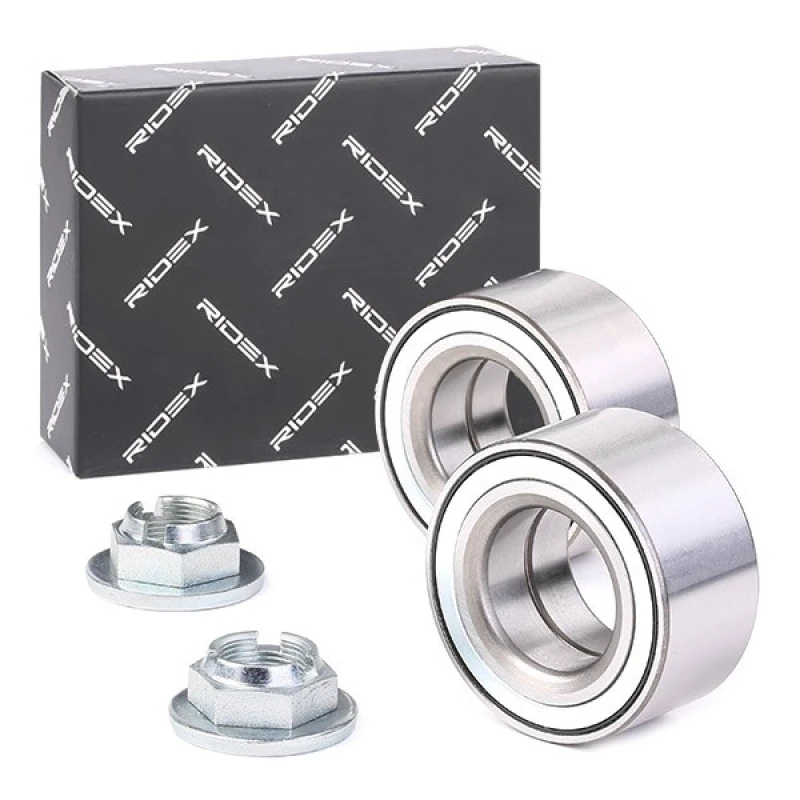 Image of RIDEX 654W1174 Wheel bearing kit Front axle both sides, Contains two wheel bearing sets Wheel Bearing Kit (654)