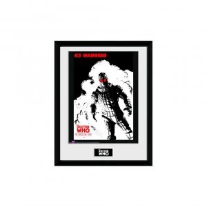 Image of Doctor Who Ice Warrior Spacetime Tour Print - Collector 30 x 41cm - doctor who spacetime tour ice warrior collector print 30 x 41cm