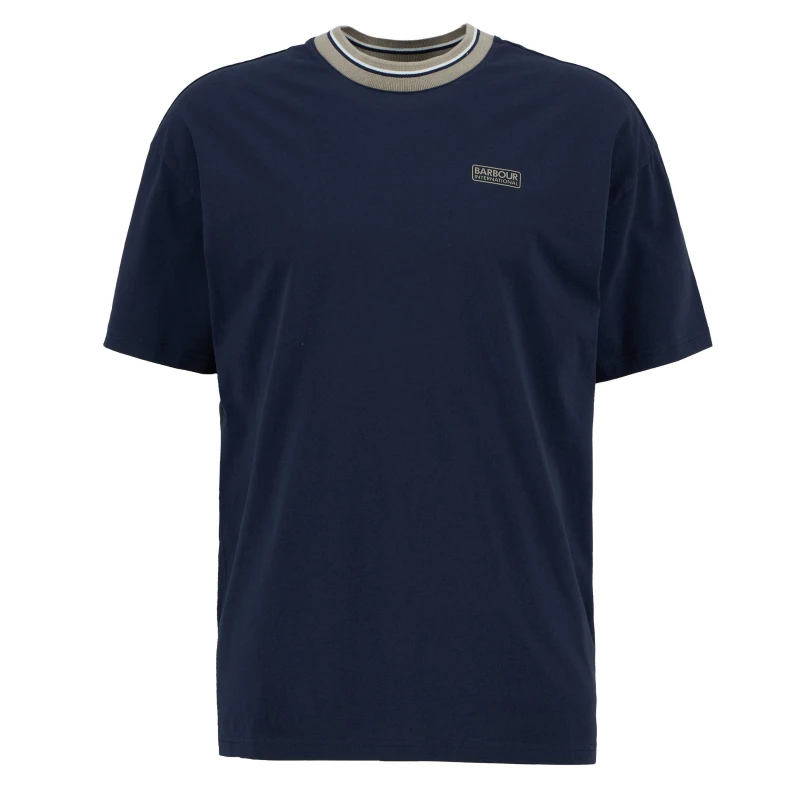 Image of Barbour International B.Int Taley Tipped T Sn63 Navy male L