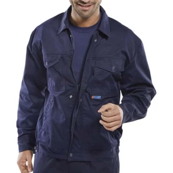 image of Super Click Workwear Drivers Jacket 42" Navy Blue Ref PCJHWN42 Up to