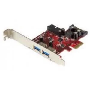 Image of StarTech 4-Port PCI Express USB 3.0 Card 2 External 2 Internal SATA Power