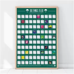 image of 100 Things To Do Bucket List Poster